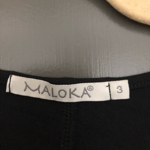 Maloka size 3 dress patchwork red and black - Picture 5 of 5